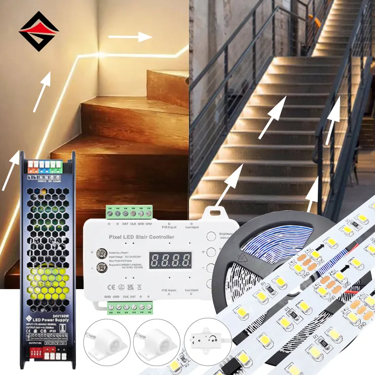 Napapasadyang LED Stair Light Strip Set