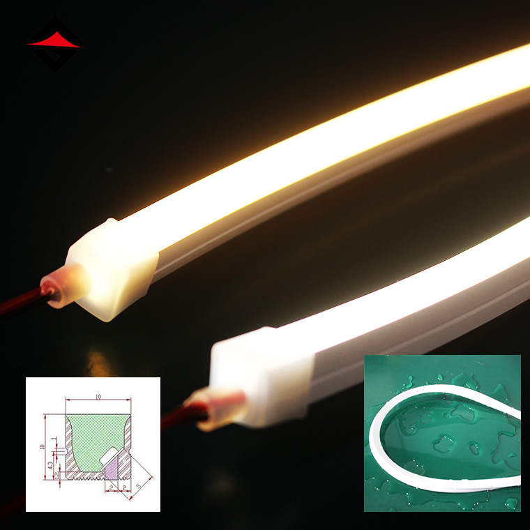 Mataas na kalidad 10*10mm LED neon light strip